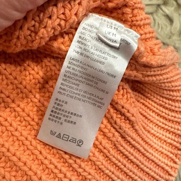 Anthropologie Maeve Mackenzie Coral Sweater Medium - Picture 4 of 6